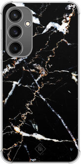 Casimoda Samsung Galaxy S23 FE shockproof hoesje - Marmer zwart