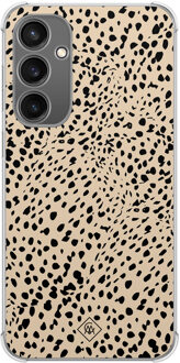 Casimoda Samsung Galaxy S23 FE shockproof hoesje - Spot on Bruin/beige