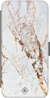 Casimoda Samsung Galaxy S23 flipcase - Marmer goud Goudkleurig