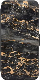 Casimoda Samsung Galaxy S23 flipcase - Marmer grijs brons Grijs/zilverkleurig