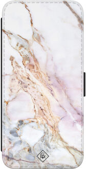 Casimoda Samsung Galaxy S23 flipcase - Parelmoer marmer Multi