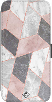 Casimoda Samsung Galaxy S23 flipcase - Stone grid Roze