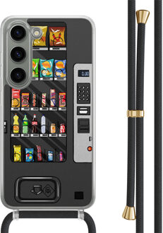 Casimoda Samsung Galaxy S23 hoesje met zwart koord - Snoepautomaat