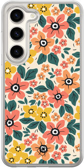 Casimoda Samsung Galaxy S23 hybride hoesje - Blossom Multi