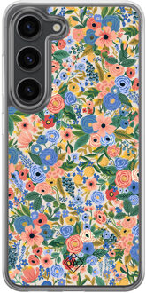 Casimoda Samsung Galaxy S23 Plus hybride hoesje - Blue gardens Blauw