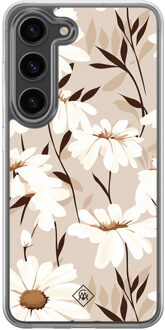 Casimoda Samsung Galaxy S23 Plus hybride hoesje - In bloom Bruin/beige