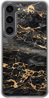 Casimoda Samsung Galaxy S23 Plus hybride hoesje - Marmer grijs brons Grijs/zilverkleurig