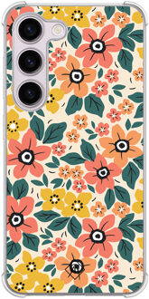 Casimoda Samsung Galaxy S23 Plus shockproof hoesje - Blossom Multi