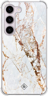 Casimoda Samsung Galaxy S23 Plus shockproof hoesje - Marmer goud Goudkleurig