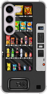 Casimoda Samsung Galaxy S23 Plus shockproof hoesje - Snoepautomaat Zwart