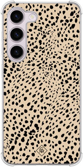 Casimoda Samsung Galaxy S23 Plus shockproof hoesje - Spot on Bruin/beige