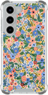Casimoda Samsung Galaxy S23 shockproof hoesje - Blue gardens