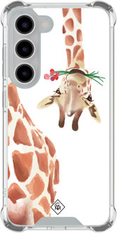 Casimoda Samsung Galaxy S23 shockproof hoesje - Giraffe