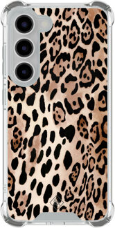 Casimoda Samsung Galaxy S23 shockproof hoesje - Golden wildcat