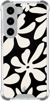 Casimoda Samsung Galaxy S23 shockproof hoesje - Noir bloom