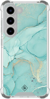 Casimoda Samsung Galaxy S23 shockproof hoesje - Touch of mint