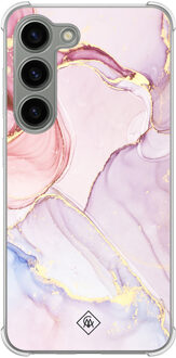 Casimoda Samsung Galaxy S23 siliconen shockproof hoesje - Purple sky Paars