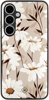 Casimoda Samsung Galaxy S24 FE hoesje - In bloom Bruin/beige