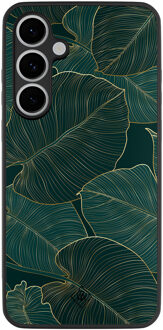 Casimoda Samsung Galaxy S24 FE hoesje - Monstera leaves Groen
