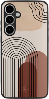 Casimoda Samsung Galaxy S24 FE hoesje - Warm curves Bruin/beige