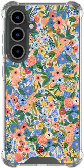Casimoda Samsung Galaxy S24 FE shockproof hoesje - Blue gardens Blauw