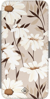 Casimoda Samsung Galaxy S24 flipcase - In bloom Bruin/beige