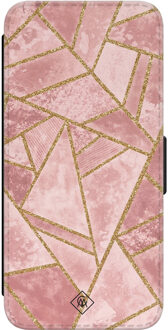 Casimoda Samsung Galaxy S24 flipcase - Rose geometry Roze