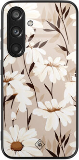 Casimoda Samsung Galaxy S24 glazen hardcase - In bloom