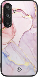 Casimoda Samsung Galaxy S24 glazen hardcase - Purple sky Paars