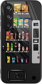 Casimoda Samsung Galaxy S24 glazen hardcase - Snoepautomaat Multi