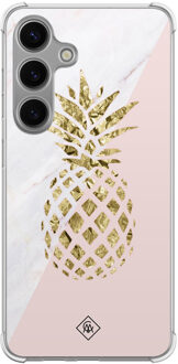 Casimoda Samsung Galaxy S24 Plus shockproof hoesje - Ananas Roze