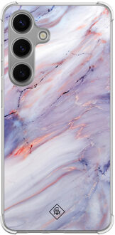 Casimoda Samsung Galaxy S24 Plus shockproof hoesje - Marmer paars