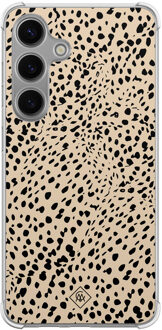 Casimoda Samsung Galaxy S24 Plus shockproof hoesje - Spot on Bruin/beige