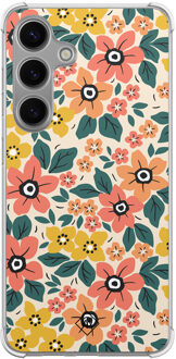 Casimoda Samsung Galaxy S24 shockproof hoesje - Blossom Multi