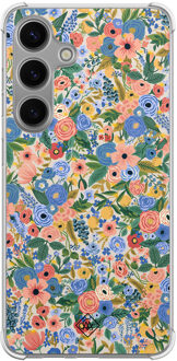 Casimoda Samsung Galaxy S24 shockproof hoesje - Blue gardens Blauw