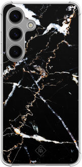 Casimoda Samsung Galaxy S24 shockproof hoesje - Marmer zwart