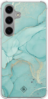Casimoda Samsung Galaxy S24 shockproof hoesje - Touch of mint