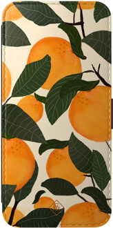 Casimoda Samsung Galaxy S25 FE flipcase - Orange garden Multi