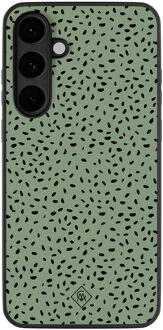 Casimoda Samsung Galaxy S25 FE hoesje - Green confetti Groen
