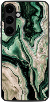 Casimoda Samsung Galaxy S25 FE hoesje - Green waves Groen