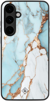 Casimoda Samsung Galaxy S25 FE hoesje - Marmer lichtblauw