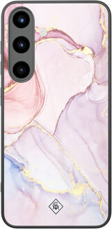 Casimoda Samsung Galaxy S25 glazen hardcase - Purple sky Paars