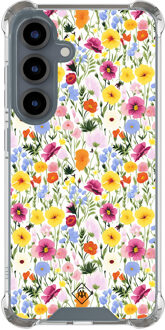 Casimoda Samsung Galaxy S25 shockproof hoesje - Happy flora Multi