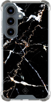Casimoda Samsung Galaxy S25 shockproof hoesje - Marmer zwart