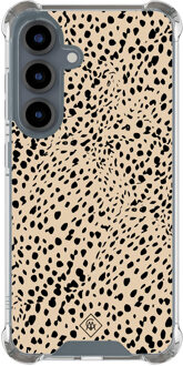 Casimoda Samsung Galaxy S25 shockproof hoesje - Spot on Bruin/beige