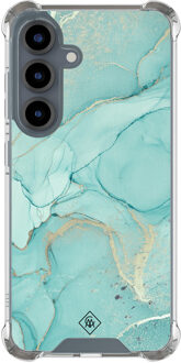 Casimoda Samsung Galaxy S25 shockproof hoesje - Touch of mint