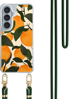 Casimoda Samsung Galaxy S26 hoesje met groen koord - Orange garden