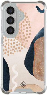 Casimoda Samsung Galaxy S26 shockproof hoesje - Abstract dots Bruin/beige