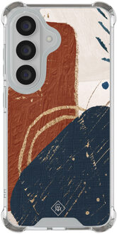 Casimoda Samsung Galaxy S26 shockproof hoesje - Abstract terracotta Roze