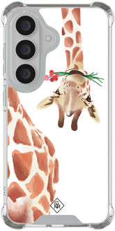 Casimoda Samsung Galaxy S26 shockproof hoesje - Giraffe Bruin/beige